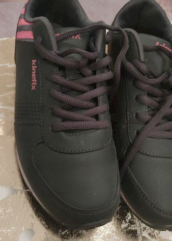 Siyah-Pembe Kadın Spor Ayakkabı - Görsel 3