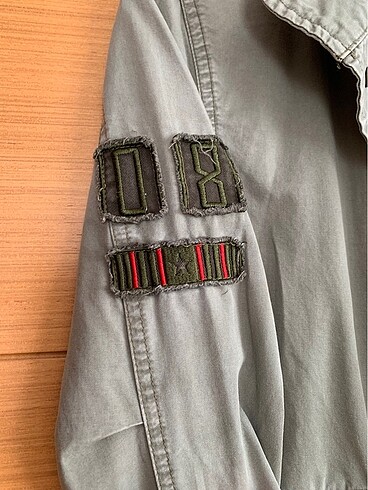 Bershka haki parka - Görsel 6