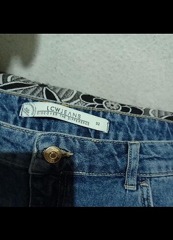 32 Beden mavi Renk Kot şort