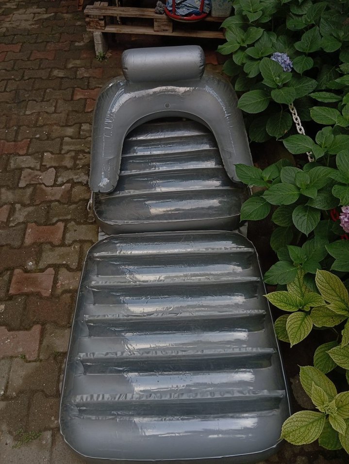 Gri Şişme Havuz  Yatağı - Görsel 3