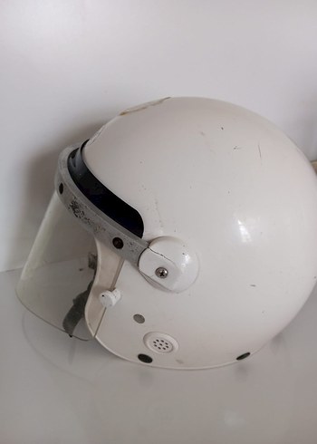 Diger Beyaz Buckled Motor Kask - Görsel 2