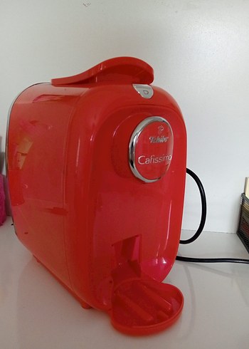 Renkli Kırmızı Cafissimo Kahve Makinesi - Görsel 5