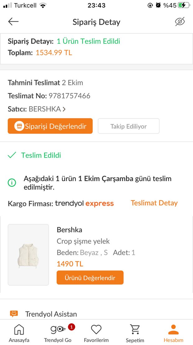 Bershka şişme yelek - Görsel 5