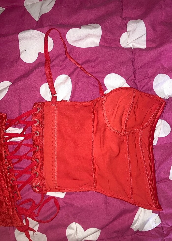 Dantelli korse büstiyer - Görsel 3