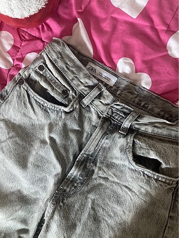 Zara gri straight jean