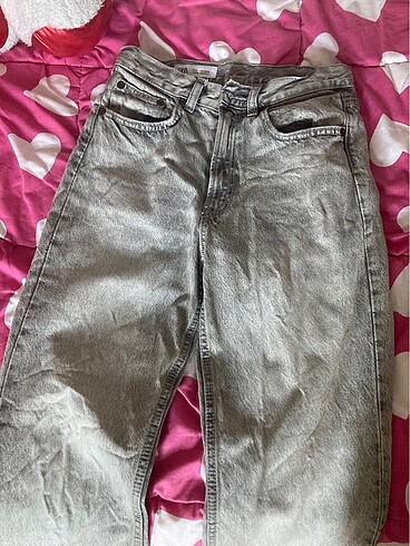 Zara Zara gri straight jean