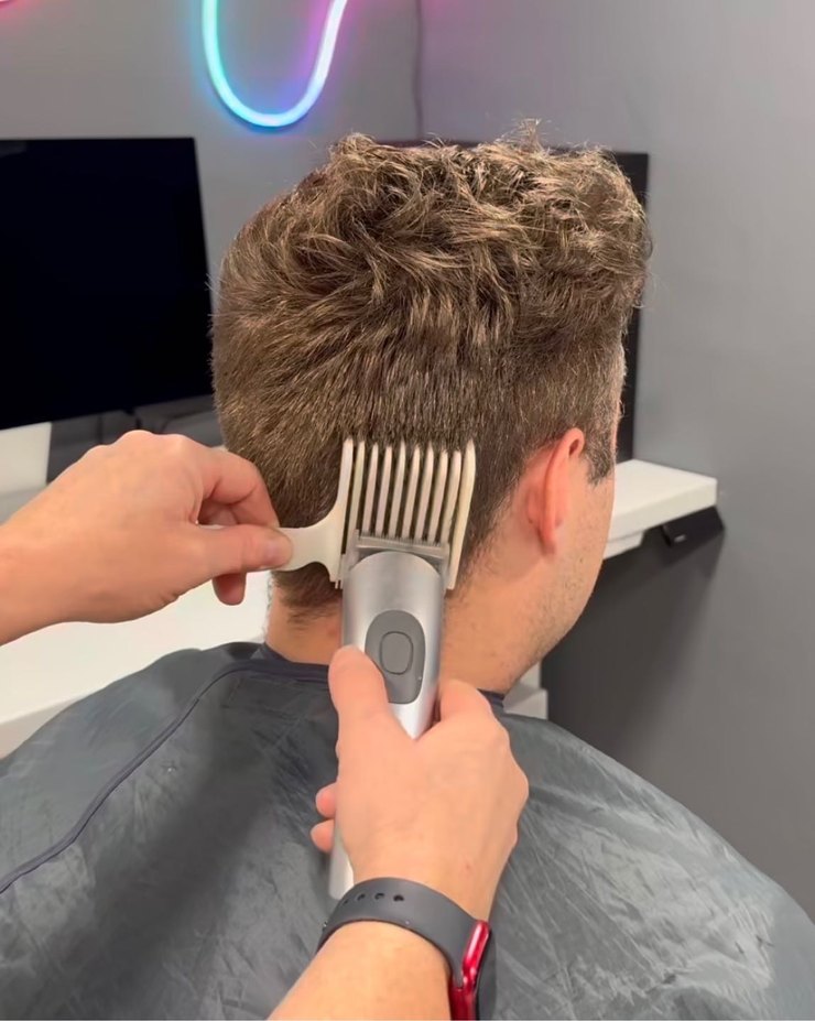 Erkek Saç Kesimi için Saç Kesme Tarağı - Görsel 2