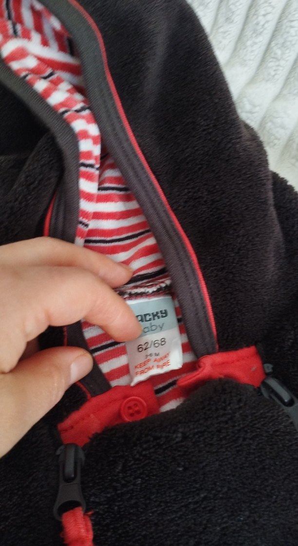 Siyah Fermuarlı Bebek Kar Tulumu - Görsel 2