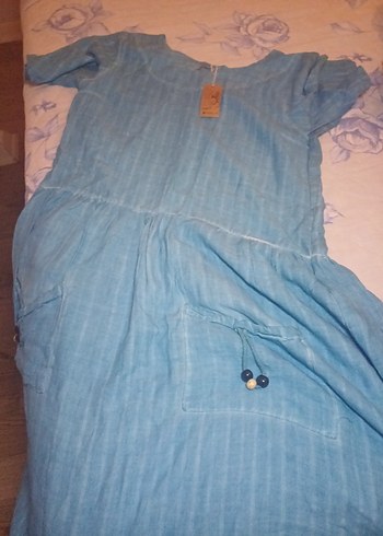 Diğer denim Erkek Ceket ve bohem elbise iki ürün birlikte