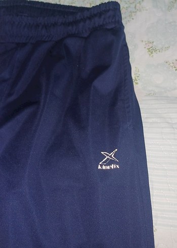 Mavi Rahat Kesim Erkek Eşofman Altı - Görsel 2