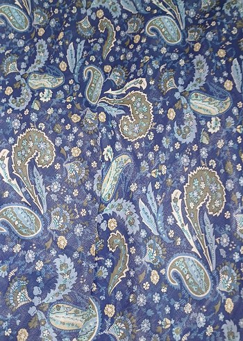 Mavi Bohem orta boy Etek - Görsel 3