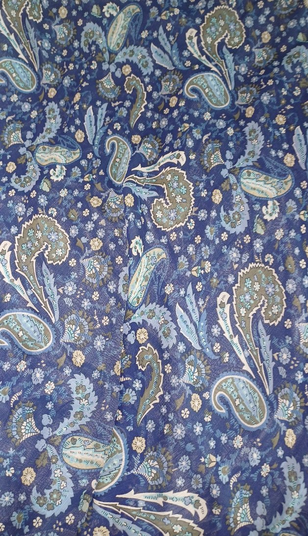 Mavi Bohem orta boy Etek - Görsel 3