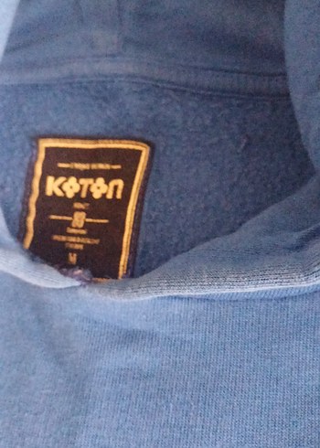 Mavi Kapüşonlu Erkek Sweatshirt - Görsel 2