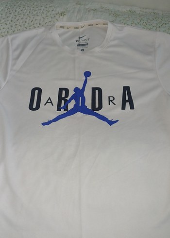 Beyaz Baskılı Erkek Kısa Kollu Tişört - Görsel 3