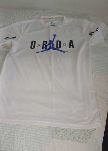 Beyaz Baskılı Erkek Kısa Kollu Tişört - Görsel 6