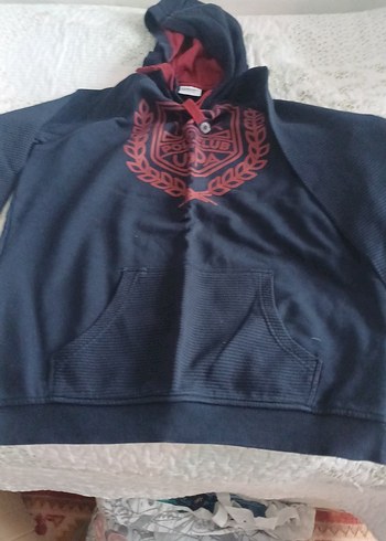 Erkek Kapüşonlu Sweatshirt - Görsel 6