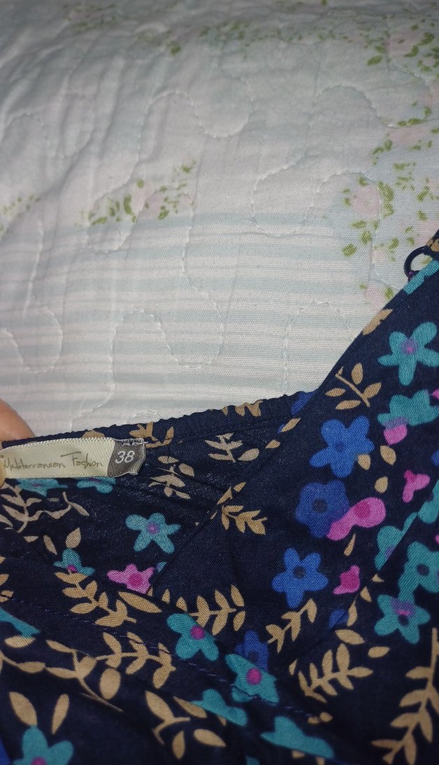 Bohem Çok Renkli askılı elbise - Görsel 4