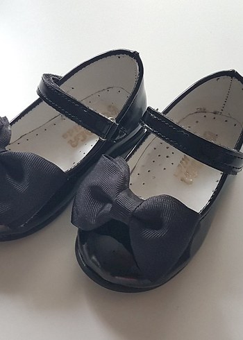 Diğer Kız Çocuk Siyah Fiyonk Detaylı Babet