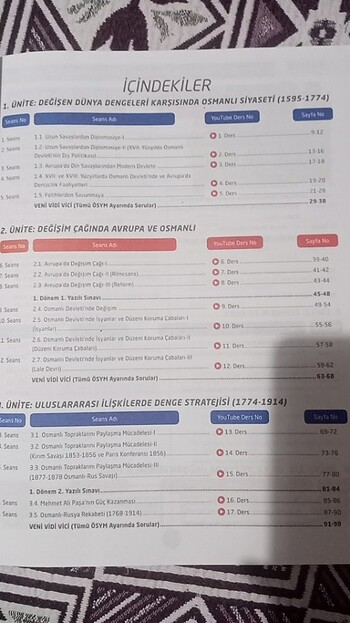 Uzman yayınları 11. Sınıf Tarih soru bankası - Görsel 4