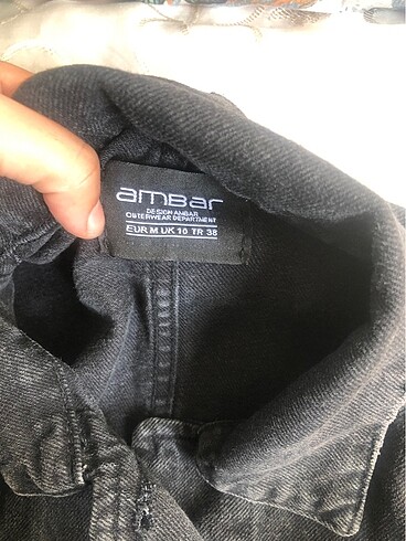 Diğer M beden oversize kot ceket
