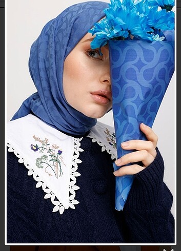 Valor scarf Indigo şal