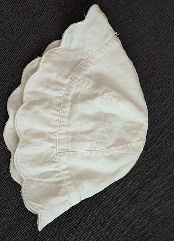 3-6 Ay, 17 cm Beden beyaz Renk Kız bebek şapka 