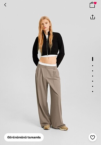 bershka kumas pantolon