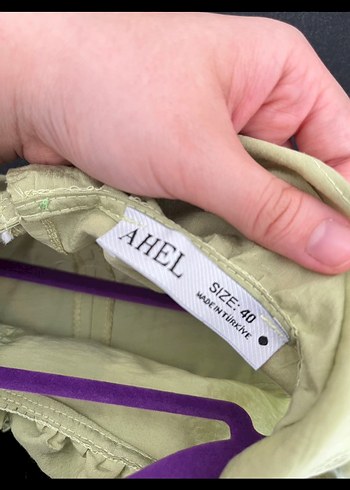 LC Waikiki Parlak Yeşil Volanlı Mini Elbise