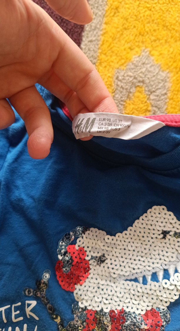 Renkli Baskılı Uzun Kollu Kız Sweatshirt - Görsel 3