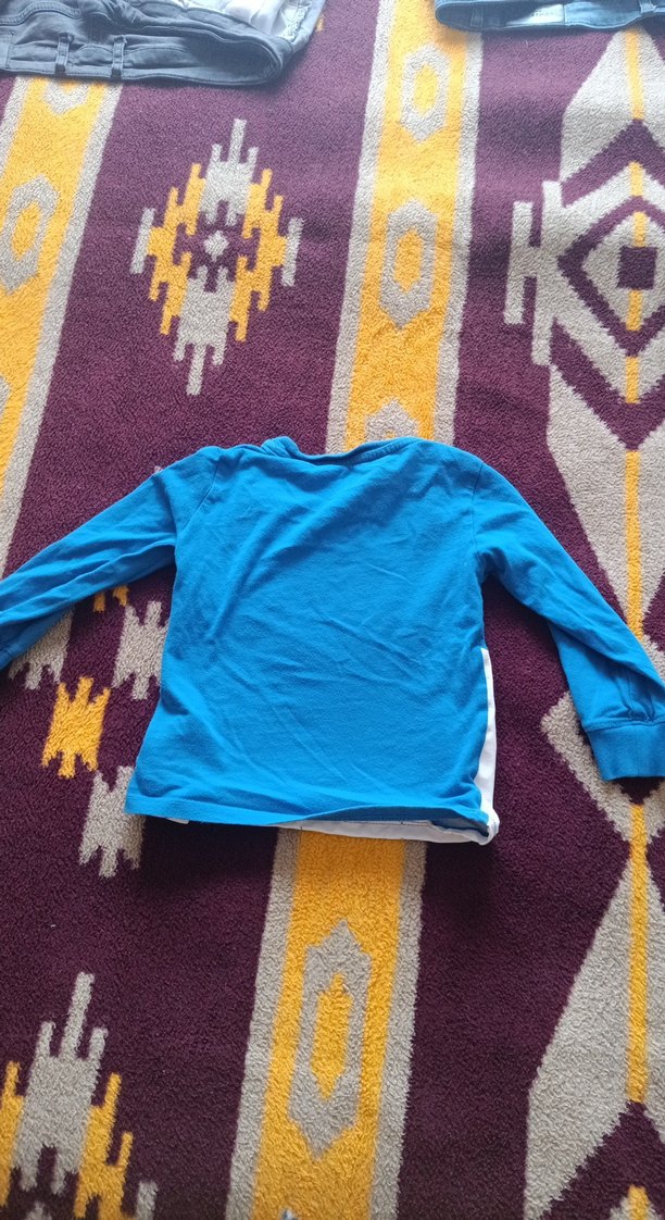 Renkli Baskılı Uzun Kollu Kız Sweatshirt - Görsel 4