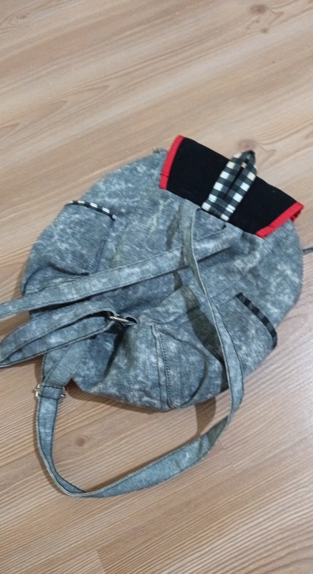 Kayışlı Gri Rock Punk Çocuk Cüzdanı - Görsel 2