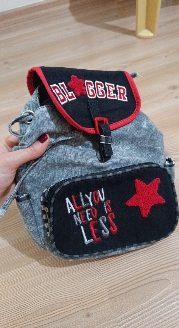 Kayışlı Gri Rock Punk Çocuk Cüzdanı - Görsel 4