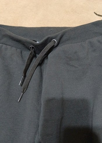 Gri Kadın Salaş Denim Eşofman Altı - Görsel 4