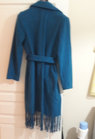 42 Beden mavi Renk Tarz sıcak ve hafif palto 