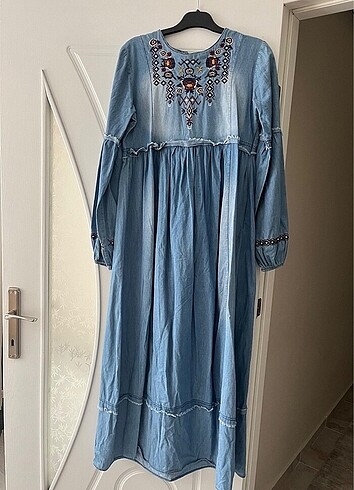 Kot elbise boy 128 cm İki kol arası 44 cm