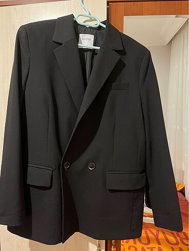Bershka siyah blazer ceket