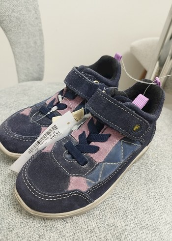 25 Beden mor Renk Kız Çocuk Süet Spor bot Velcro Bağcıklı/erkek/kız