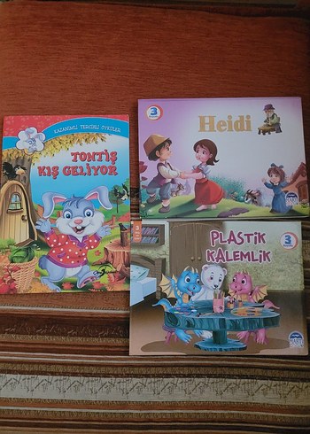 3 boyutlu hikaye kitabı (2 adet)
