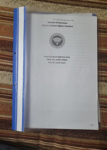 Auzef Erken Çocukluk Eğitimine Giriş Kitabı