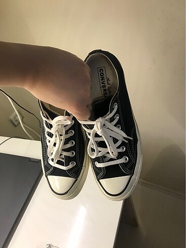 38 Beden siyah Renk Converse siyah klasik bileksiz