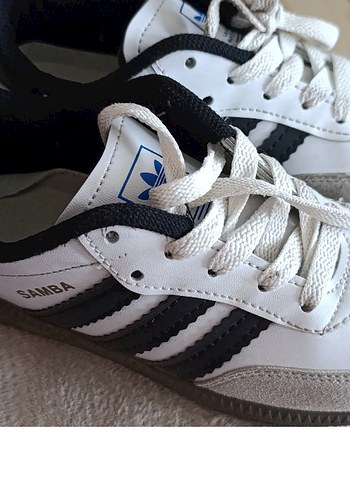 33 numara Beyaz Siyah Adidas Samba çocuk Spor Ayakkabı