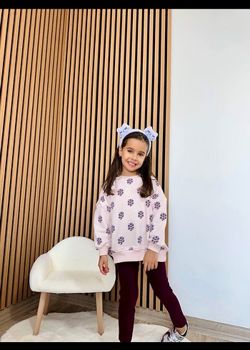 Zara kız çocuk alt üst takım - Görsel 4