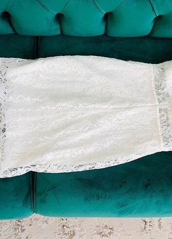 40 Beden beyaz Renk Nikah elbisesi