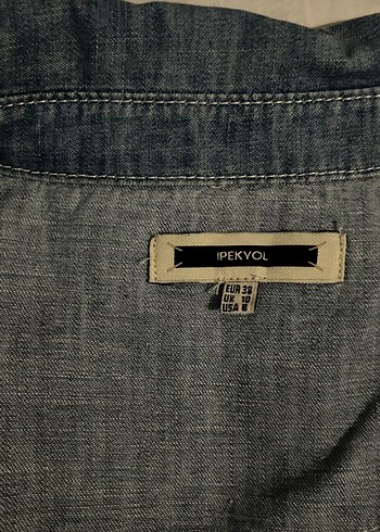 ipekyol Gri Denim Kadin Ceket