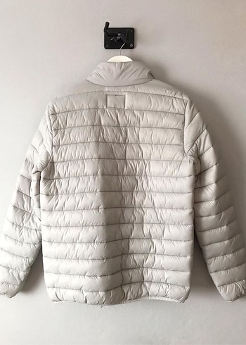 Mavi jeans şişme mont - Görsel 2