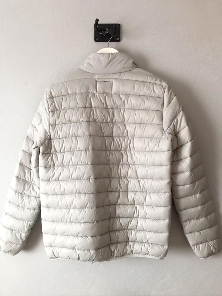 Mavi jeans şişme mont - Görsel 2