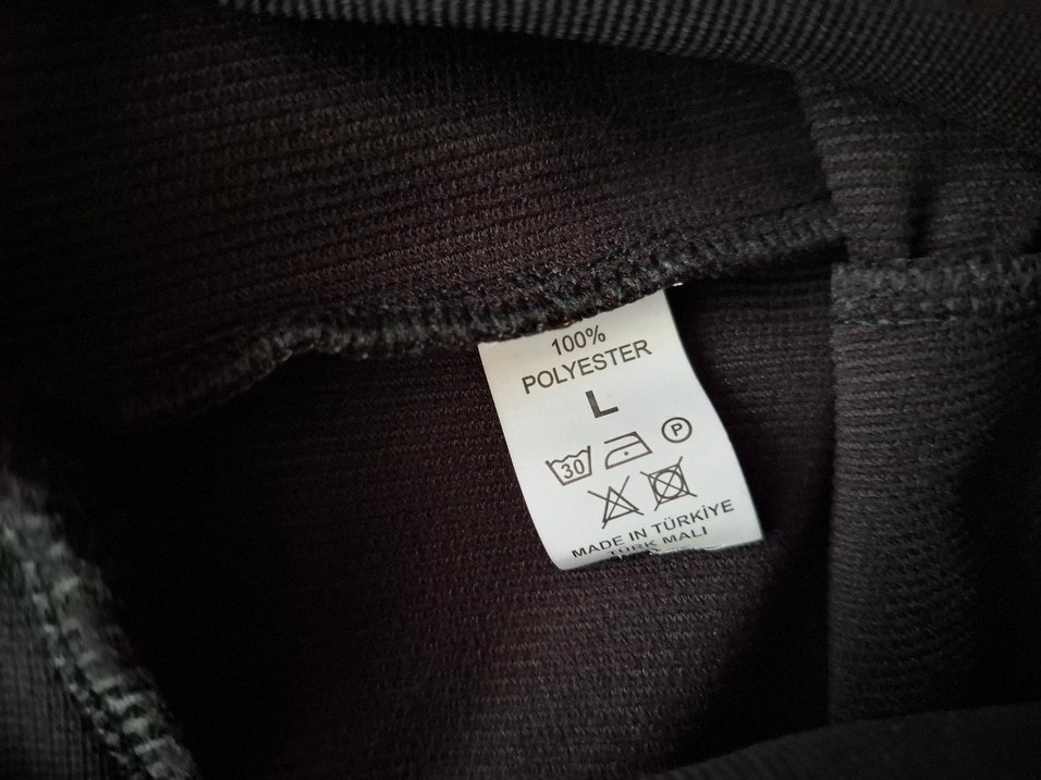 Siyah fitilli şort - Görsel 2