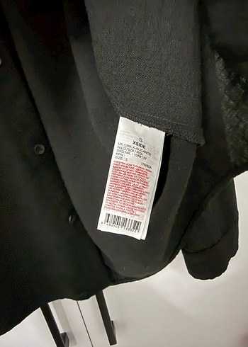 Siyah Keten Erkek Gömlek - Görsel 2