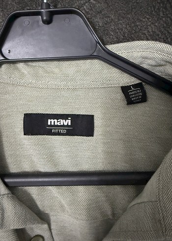 Haki Erkek Keten Uzun Kollu Gömlek - Görsel 2