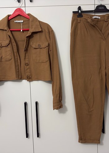 Kadın Kahverengi takım - Görsel 2